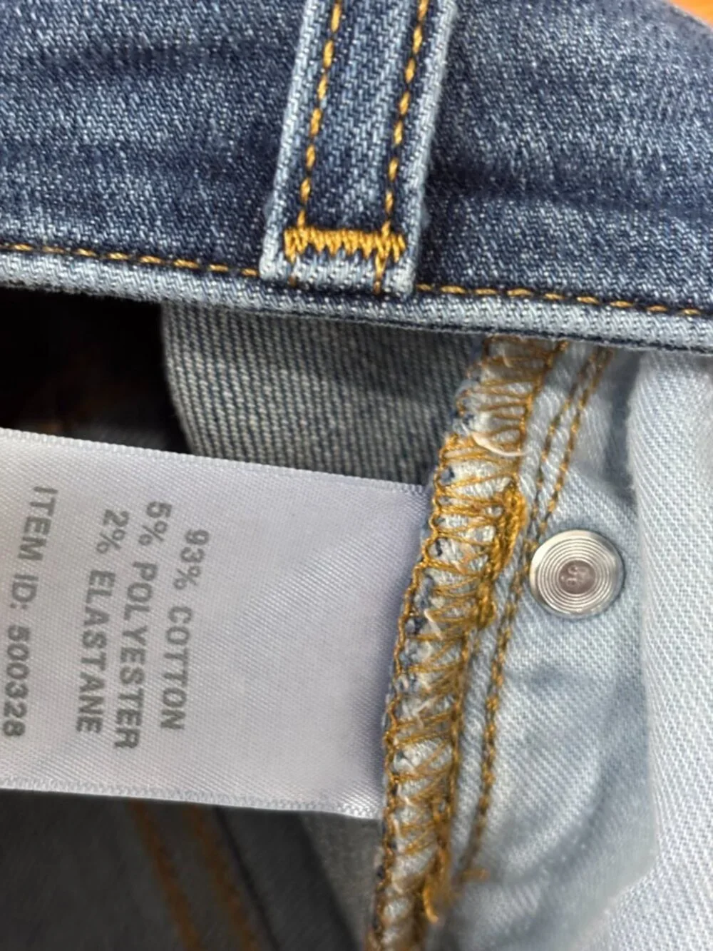 LL Bean Womens Classic Fit Jeans Size 6p 6 Petite Blue Stretch Denim Pants - Picture 4 of 5